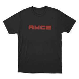Awge Logo Unisex T Shirt Black