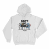Dont Be Dumb Characters Unisex Hoodie White