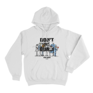 Dont Be Dumb Characters Unisex Hoodie White
