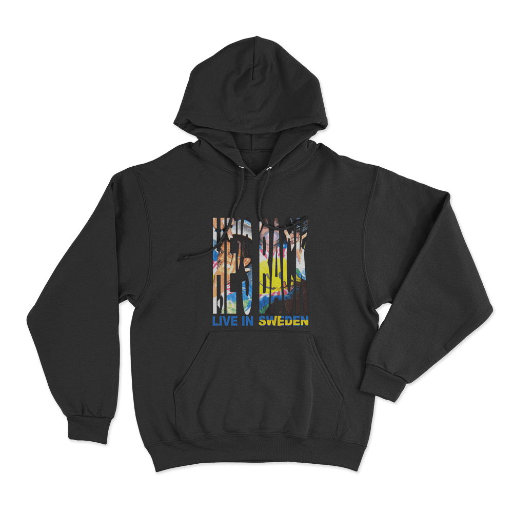 He's Back Sweden Live UnisexHe's Back Sweden Live Unisex Hoodie Black Hes Back Sweden Live UnisexHes Back Sweden Live Unisex Hoodie Black