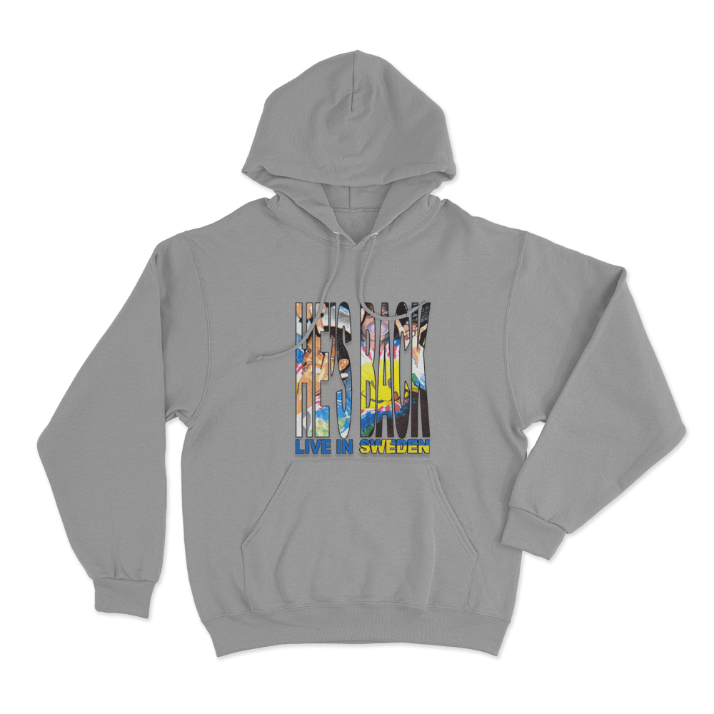 He's Back Sweden Live UnisexHe's Back Sweden Live Unisex Hoodie Grey Hes Back Sweden Live UnisexHes Back Sweden Live Unisex Hoodie Grey