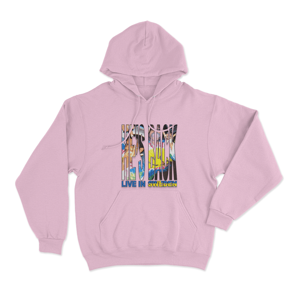 He's Back Sweden Live UnisexHe's Back Sweden Live Unisex Hoodie Pink Hes Back Sweden Live UnisexHes Back Sweden Live Unisex Hoodie Pink