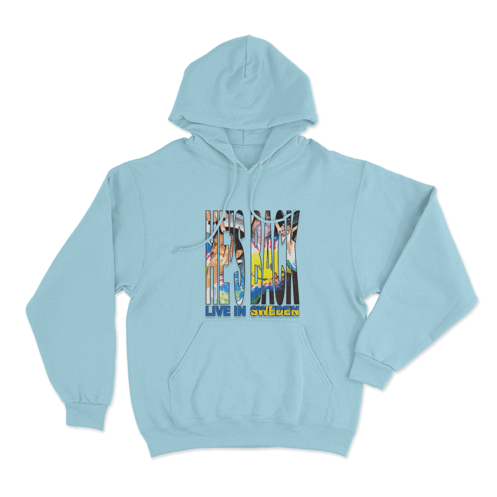 He's Back Sweden Live UnisexHe's Back Sweden Live Unisex Hoodie Sky Blue Hes Back Sweden Live UnisexHes Back Sweden Live Unisex Hoodie Sky Blue