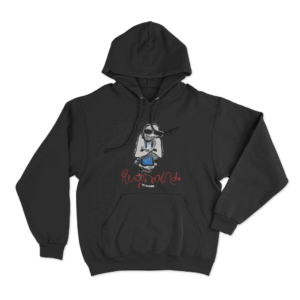 Ruga Hand Unisex Hoodie Black